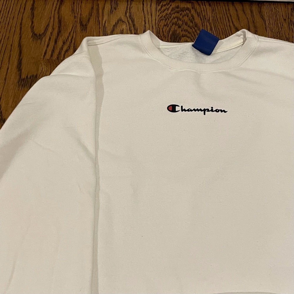 Off White Champion Pullover Sweatshirt